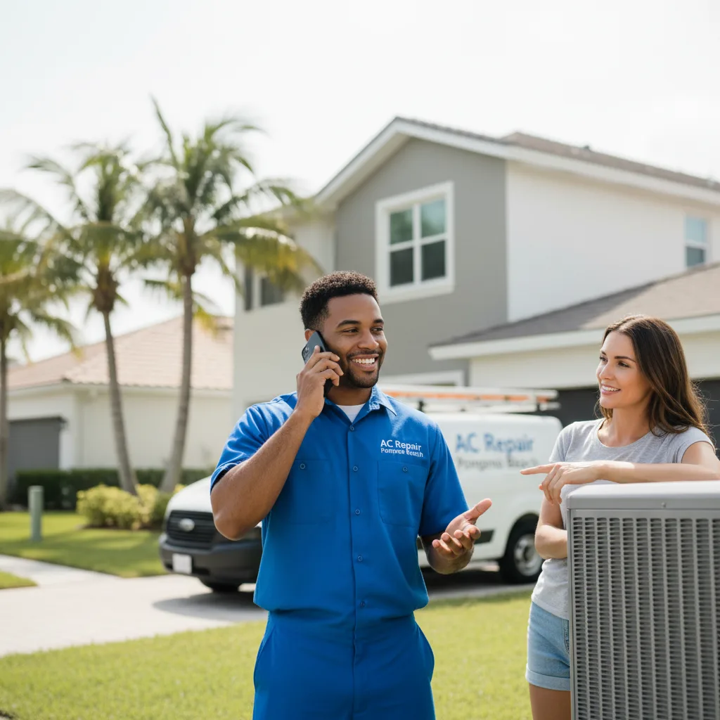 AC Repair Pompano Beach customer support in Tuttle